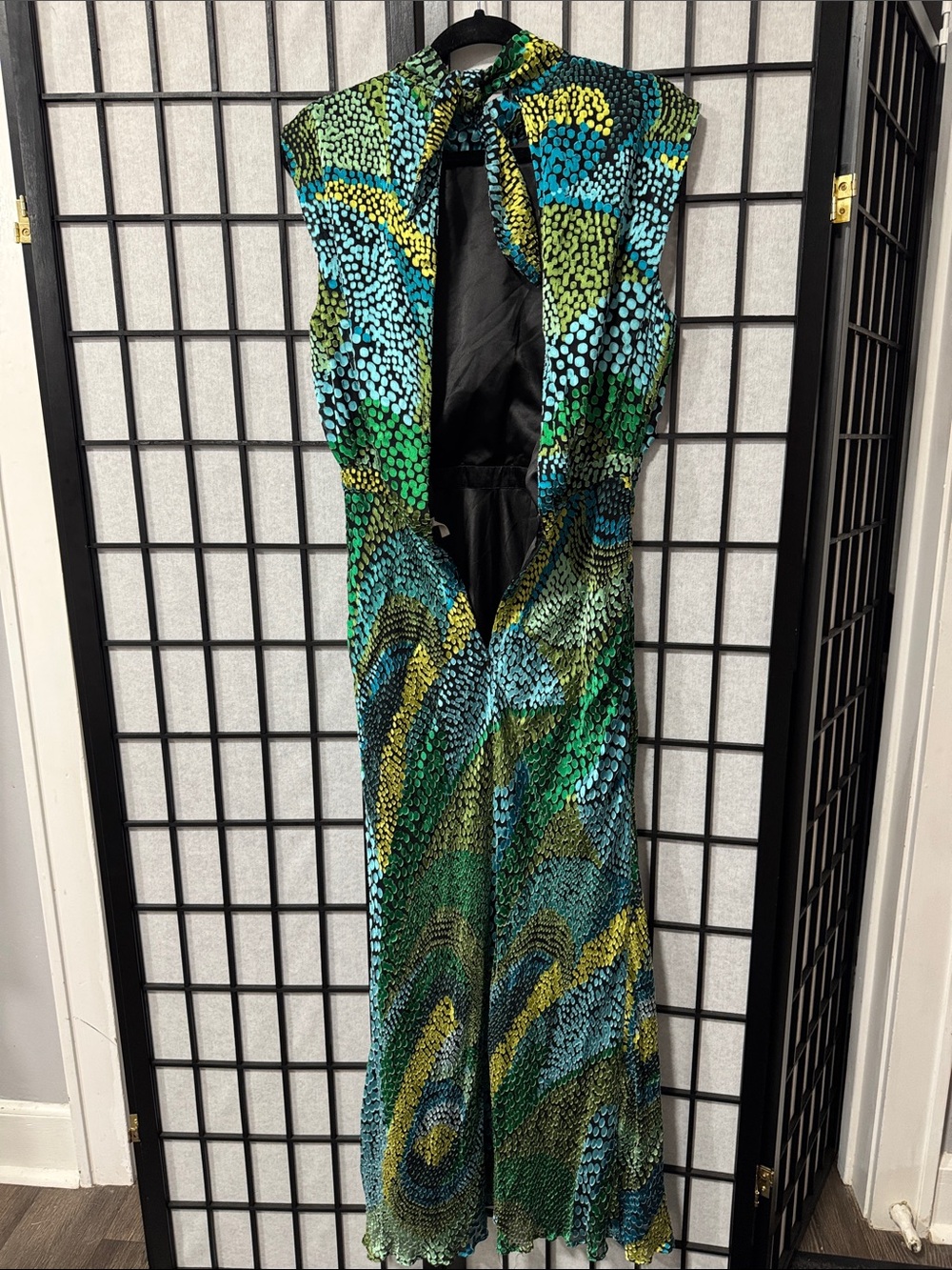 SALONI size 12 Fleur Dot Print Dress Rent the Runway - Picture 14 of 17